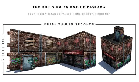 Building Pop Up Diorama 112 Extreme Sets