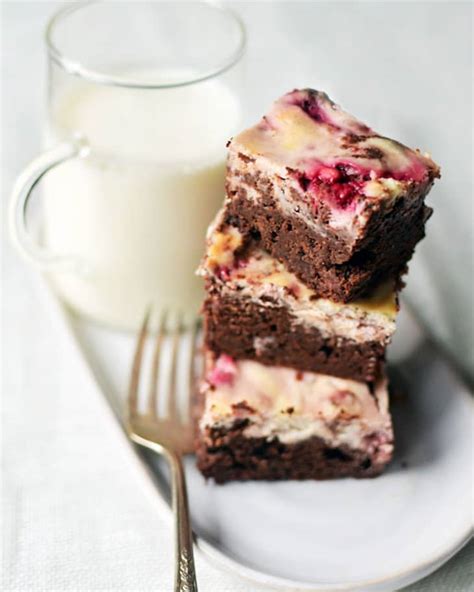 Sweet Recipe Dark Chocolate Brownies With Raspberry Goat Cheese Swirl