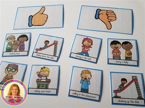 School Rules Pocket Chart Sort | School rules, Beginning of kindergarten, Beginning of school