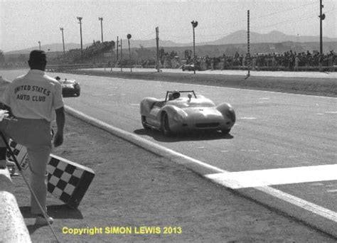 Lotus 19s Stirling Moss And Dan Gurney At Speed Photo La Times Gp