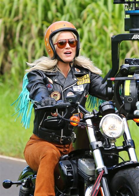 Katy Perry Revs Up The Sex Appeal As She Straddles Harley Davidson For