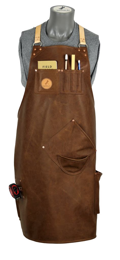 Leather By Dragonfly Leather Shop Apron Leather Workplace Apron Custom Leather Apron