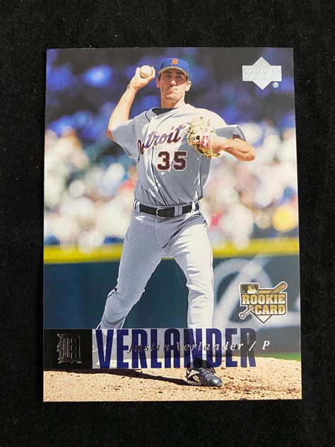 It's why at 23 years old, in his rookie season, justin verlander talks about the major league baseball players association, long considered one of the nation's strongest. Lot - (Mint) 2006 Upper Deck Justin Verlander Rookie #922 Baseball Card
