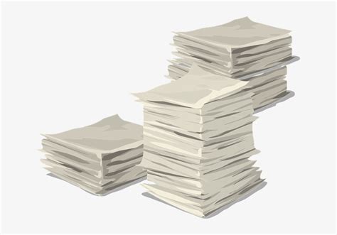 Papers Stack Heap Documents Business Paper Stack Of Papers