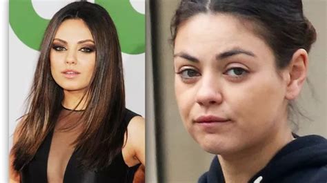 Mila Kunis Without Make Up And Looks A Bit Puffy On London Trip Mirror Online