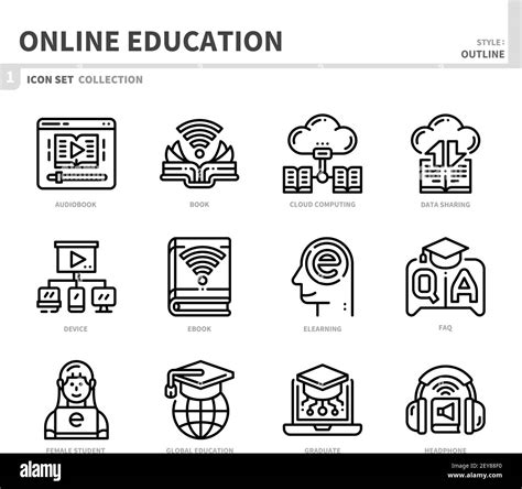 Learning Icon Stock Vector Images Alamy