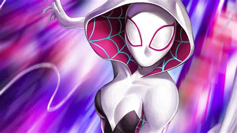 3840x2400 art spider gwen 4k hd 4k wallpapers images backgrounds photos and pictures