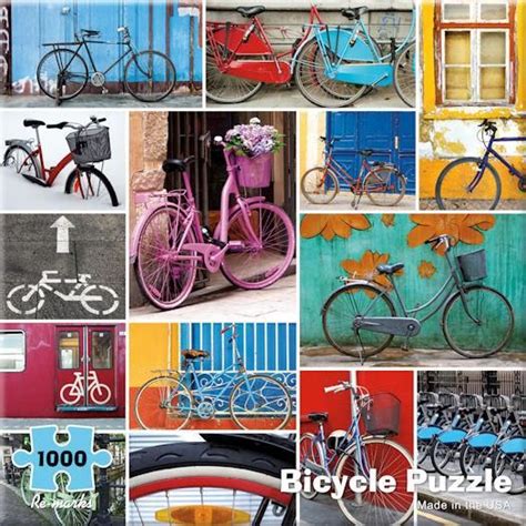 Bicycle Puzzle 1000 Pieces Fun Stuff Rm001 Bicycle Puzzle Puzzle Set
