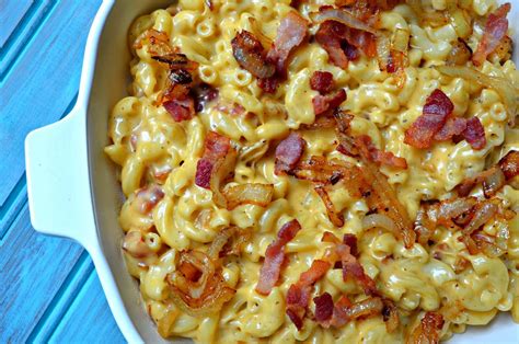 The Savvy Kitchen Macaroni And Cheese With Bacon And Caramelized
