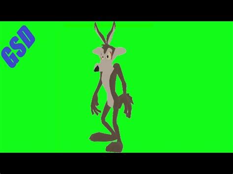 Wile E Coyote Green Screens Youtube