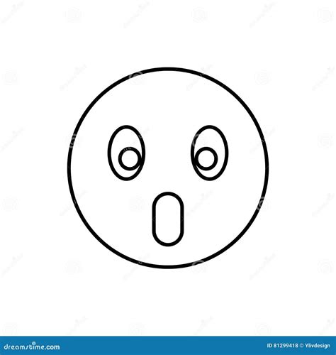 Frightened Emoticon Scared Emoji Afraid Smiley Horrified Expression