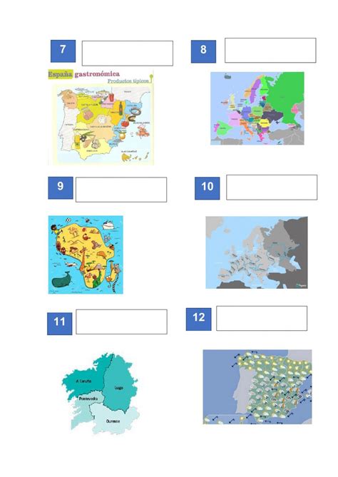 Ejercicio Interactivo De Tipos De Mapas Social Science Maps Reading Comprehension Interactive