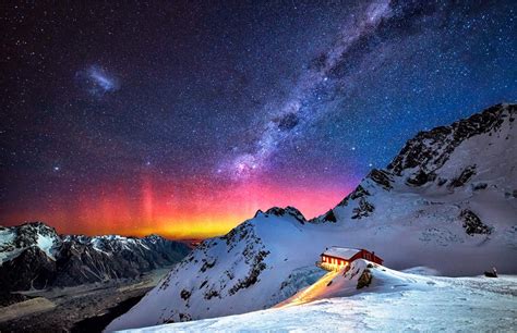 Milky Way Over Mountains ~ Hd Photography