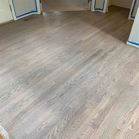 Classic Gray Duraseal Stain On Northern Red Oak Oak Floor Stains Red