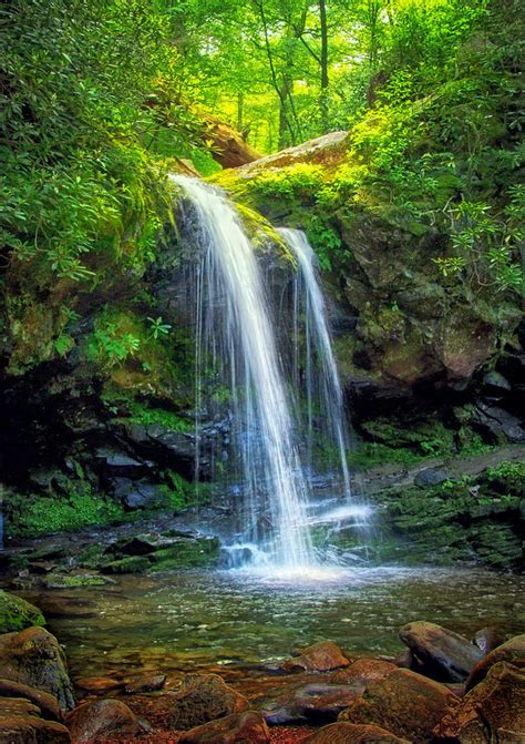 Grotto Falls Photograph By Carolyn Derstine Fine Art America