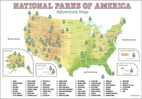 National Park Scratch Off Map World Map