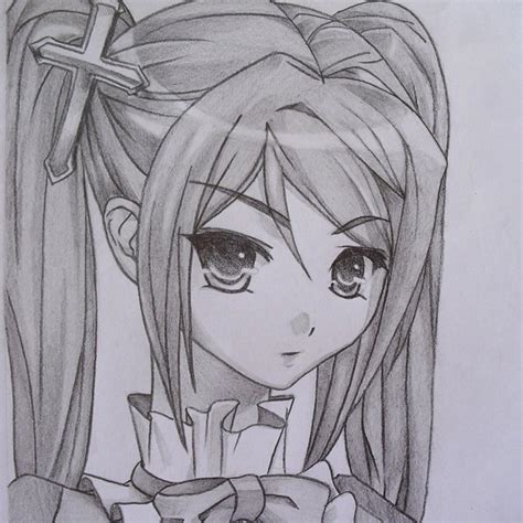 Details 63 Anime Girl Pencil Drawing Vn
