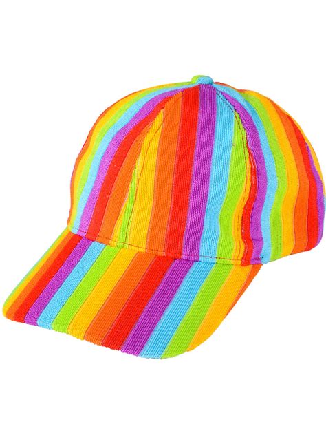 Rainbow Baseball Cap Chicago Costume Company