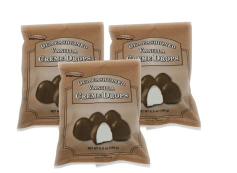 Zachary S Old Fashioned Chocolate Vanilla Creme Drops Candy 6 5 Oz Bag Pack Of 3