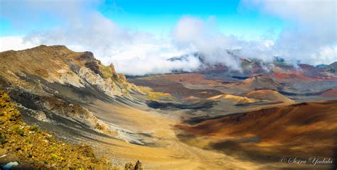 Haleakala Volcano Summit Crater Maui Hi