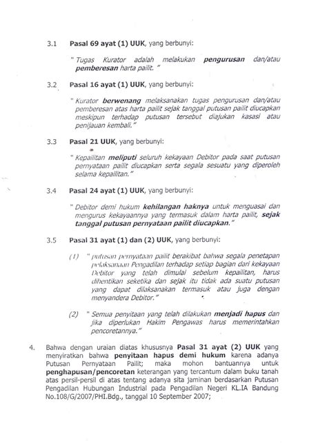 Surat kuasa dibuat oleh seseorang yang memiliki kesibukan atau halangan tertentu dan diberikan kepada orang lain yang terpercaya dikarenakan yang bersangkutan tidak dapat melakukan suatu hal. CONTOH PERMOHONAN PENGHAPUSAN SITA JAMINAN YANG DIAJUKAN ...