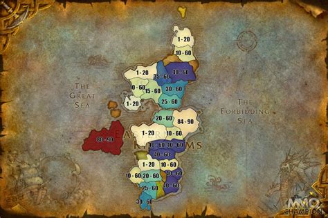 Warmane Leveling Guide Horde Get 42 Wrath Of The Lich King Lvl Zones