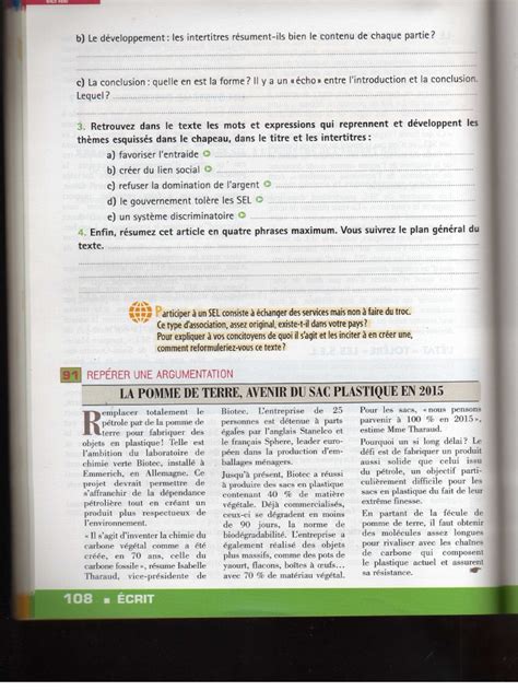 Exemple de Texte Argumentatif  PDF