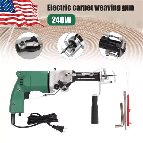 Carpet Hand Tuft Gun Electric Cut Pileloop Pile Weav Flock Rug Machine