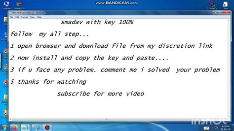Smadav Pro 2020 Full Crack With Key100 Work Youtube