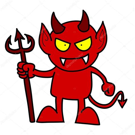 Cartoon red devil — Stock Vector © kanate #13830278
