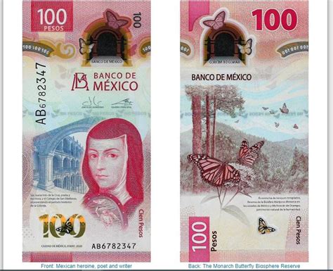 Billete Mexicano De Pesos Tipo F Wikipedia Billetes Billetes Hot