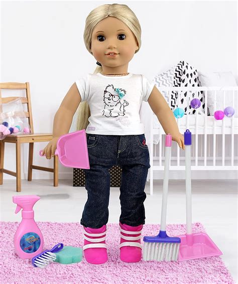 Buy Click N Play Doll Cleaning And Housekeeping Set 6 Piece Doll