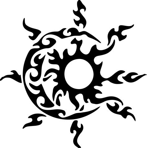 Sun Moon Tribal Sky Celestial Car Tattoo Truck Window Laptop Etsy