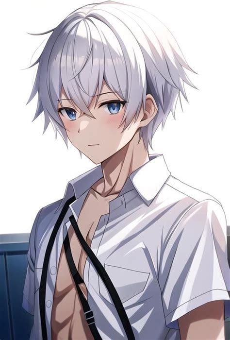 Discover 77 Anime Guys With White Hair Best Vn