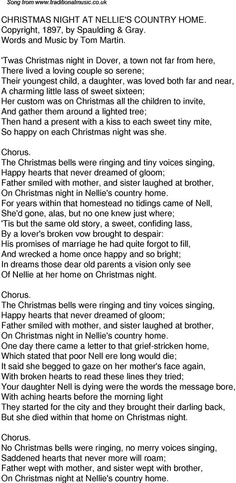 Twas The Night Before Christmas Words Printable