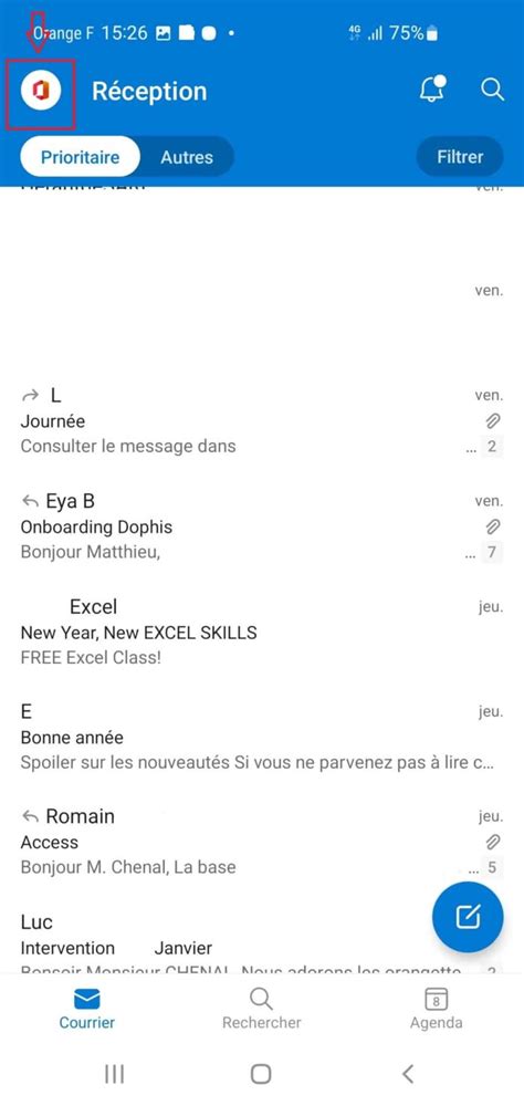 Signature Mail Outlook Mobile Messagerie Dophis Développement Et