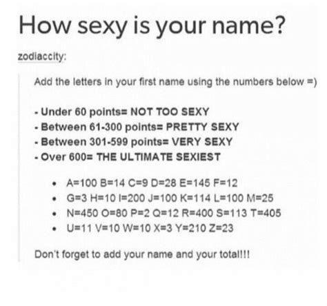 The Ultimate Sexiest Names First Names Funny Me