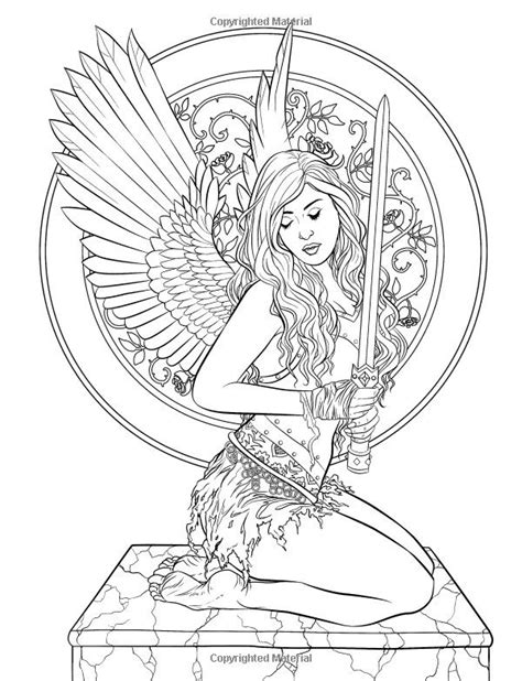 For professional adult artists and creative kids alike. Image by Michelle Katherine on Coloring Pages | Fairy ...