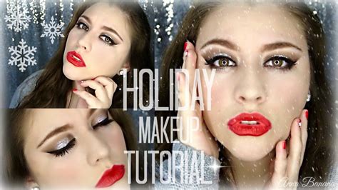 ♡silver Holiday Makeup Tutorial Christmas♡ Youtube