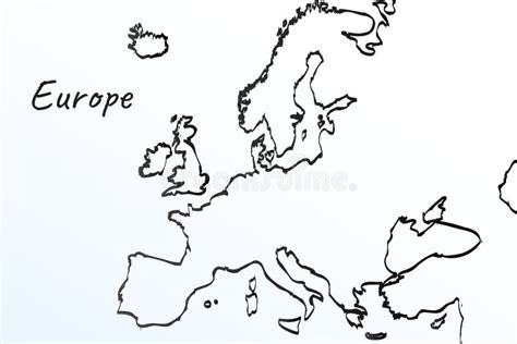 Europe Map Outline Vector Vector Maps Of Europe 5918 Vector Art At