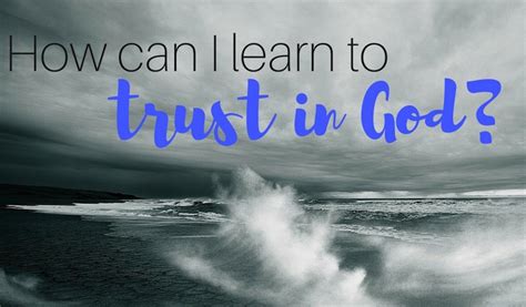 4 Ways To Boost Our Trust In God About Islam