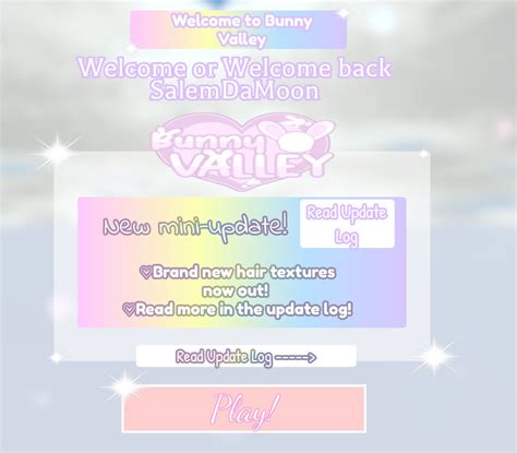 Day On Twitter New Bunnyvalley Updatee I Hope Yall Love My Hair