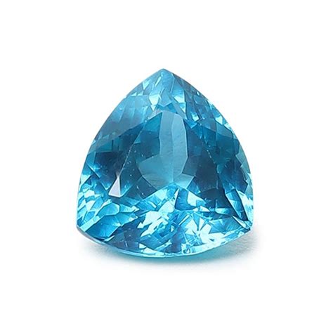 6 Cts Aaa Indicolite Blue Green Tourmaline Radiant Gemstone Trillion