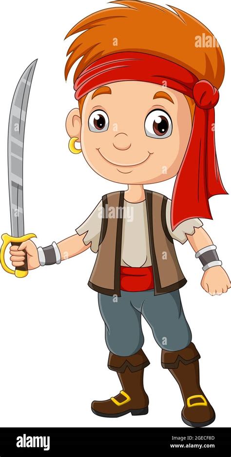 Cartoon Pirate Mascot Stock Vector Images Alamy