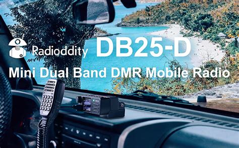 Radioddity Db25 D Radio Mobile Dmr Dual Band Ricetrasmettitore Vhf E