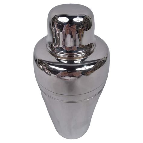 Tiffany And Co Art Deco Sterling Silver Cocktail Shaker 1920s At 1stdibs Tiffany Cocktail