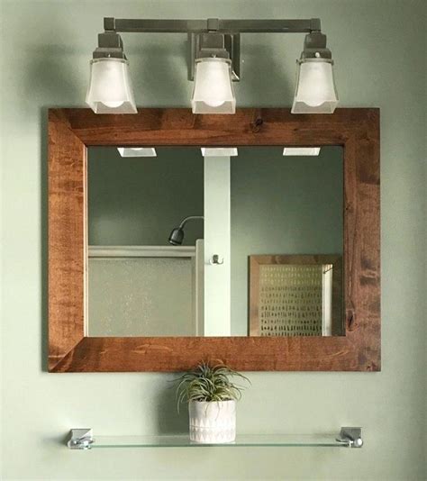 Diy Rustic Farmhouse Bathroom Mirror Maxipx