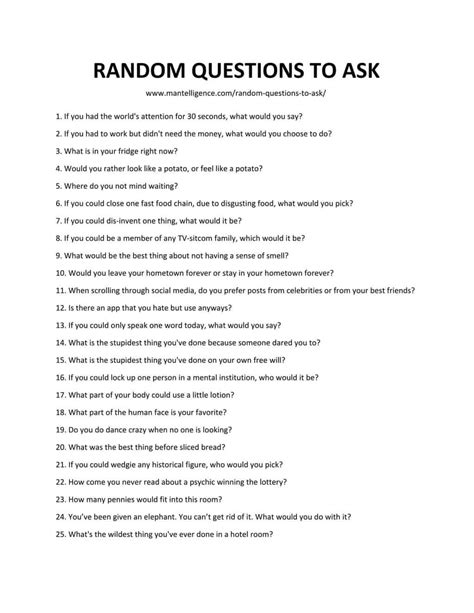 21 questions ask a guy. 50 Great Questions To Ask A Guy21 Questions to Ask a Guy - 21 Questions 