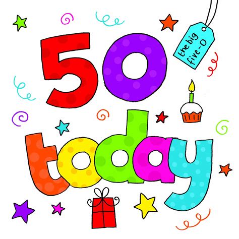 50th Birthday Clipart 🌈50th Birthday Clipart Clip Art Library