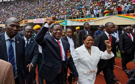 Emmerson Mnangagwa Sworn In As Zimbabwes New President In Pictures News